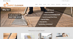 Desktop Screenshot of carpet-cleaner.co.uk